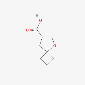 molecular formula C8H12O3 B2564677 5-Oxaspiro[3.4]octane-7-carboxylic acid CAS No. 2306276-22-0