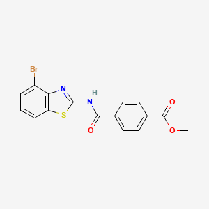 Methyl 4-[(4-bromo-1,3-benzothiazol-2-yl)carbamoyl]benzoate