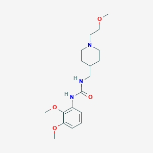 1-(2,3-Dimethoxyphenyl)-3-((1-(2-methoxyethyl)piperidin-4-yl)methyl)urea