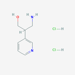 3-Amino-2-(pyridin-3-yl)propan-1-ol dihydrochloride