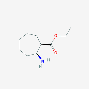 Ethyl (1R,2S)-2-aminocycloheptane-1-carboxylate