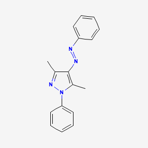 3,5-Dimethyl-4-(phenylazo)-1-phenyl-1H-pyrazole
