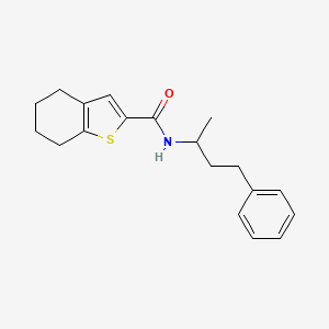 N-(4-phenylbutan-2-yl)-4,5,6,7-tetrahydro-1-benzothiophene-2-carboxamide