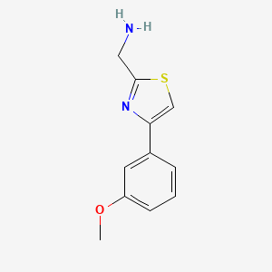 [4-(3-Methoxyphenyl)-1,3-thiazol-2-yl]methanamine