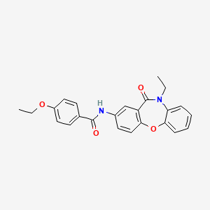 4-ethoxy-N-(10-ethyl-11-oxo-10,11-dihydrodibenzo[b,f][1,4]oxazepin-2-yl)benzamide
