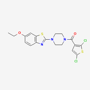 (2,5-Dichlorothiophen-3-yl)(4-(6-ethoxybenzo[d]thiazol-2-yl)piperazin-1-yl)methanone