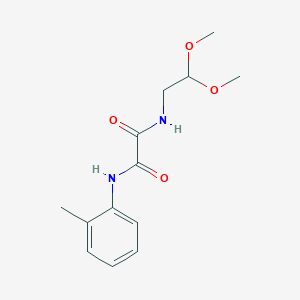 N-(2,2-dimethoxyethyl)-N'-(2-methylphenyl)oxamide