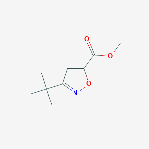 3-tert-Butyl-2-isoxazoline-5-carboxylic acid methyl ester