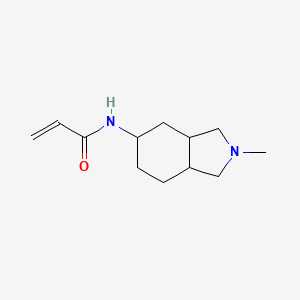 N-(2-Methyl-1,3,3a,4,5,6,7,7a-octahydroisoindol-5-yl)prop-2-enamide