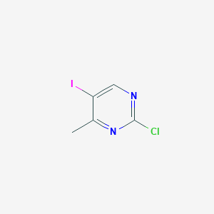 molecular formula C5H4ClIN2 B2564796 2-氯-5-碘-4-甲基嘧啶 CAS No. 1934475-51-0