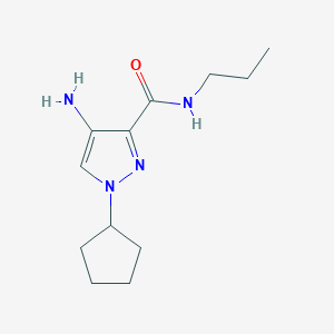 4-Amino-1-cyclopentyl-N-propyl-1H-pyrazole-3-carboxamide