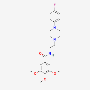 N-(2-(4-(4-fluorophenyl)piperazin-1-yl)ethyl)-3,4,5-trimethoxybenzamide