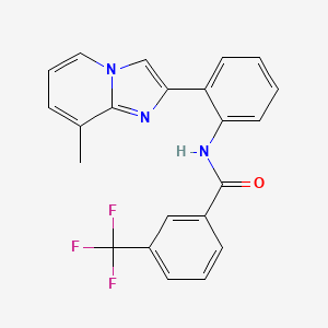 N-(2-(8-methylimidazo[1,2-a]pyridin-2-yl)phenyl)-3-(trifluoromethyl)benzamide