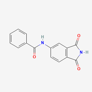 molecular formula C15H10N2O3 B2564923 N-(1,3-dioxo-2,3-dihydro-1H-isoindol-5-yl)benzamide CAS No. 49545-91-7