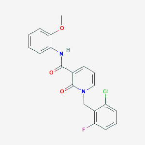 1-(2-chloro-6-fluorobenzyl)-N-(2-methoxyphenyl)-2-oxo-1,2-dihydropyridine-3-carboxamide