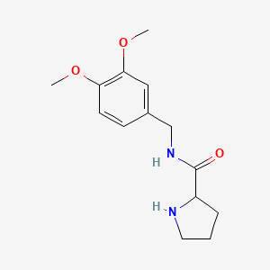 Pyrrolidine-2-carboxylic acid 3,4-dimethoxy-benzylamide