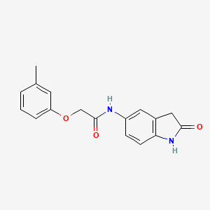 N-(2-oxoindolin-5-yl)-2-(m-tolyloxy)acetamide