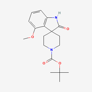 tert-Butyl 4-methoxy-2-oxospiro[indoline-3,4'-piperidine]-1'-carboxylate