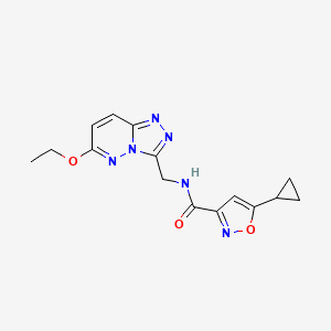 5-cyclopropyl-N-((6-ethoxy-[1,2,4]triazolo[4,3-b]pyridazin-3-yl)methyl)isoxazole-3-carboxamide