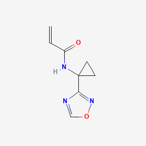 N-[1-(1,2,4-Oxadiazol-3-yl)cyclopropyl]prop-2-enamide