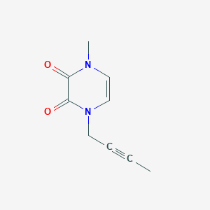 1-But-2-ynyl-4-methylpyrazine-2,3-dione