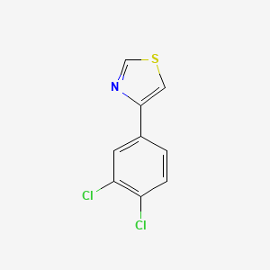 molecular formula C9H5Cl2NS B2565069 4-(3,4-Dichlorophenyl)-1,3-thiazole CAS No. 383145-57-1