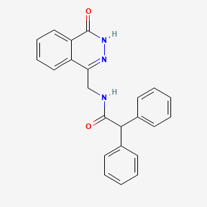 molecular formula C23H19N3O2 B2565139 N-[(4-oxo-3,4-dihydrophthalazin-1-yl)methyl]-2,2-diphenylacetamide CAS No. 899985-06-9