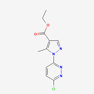 ethyl 1-(6-chloropyridazin-3-yl)-5-methyl-1H-pyrazole-4-carboxylate
