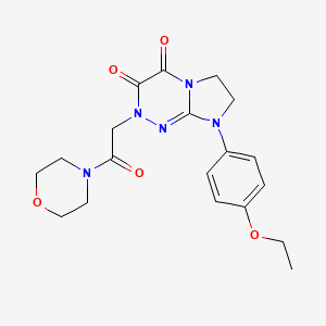 8-(4-ethoxyphenyl)-2-(2-morpholino-2-oxoethyl)-7,8-dihydroimidazo[2,1-c][1,2,4]triazine-3,4(2H,6H)-dione