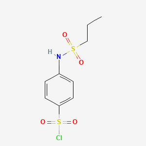 4-(Propane-1-sulfonamido)benzene-1-sulfonyl chloride