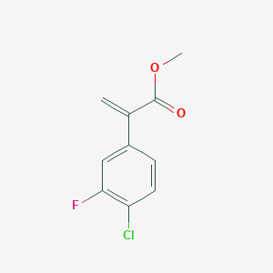 Methyl 2-(4-chloro-3-fluorophenyl)acrylate