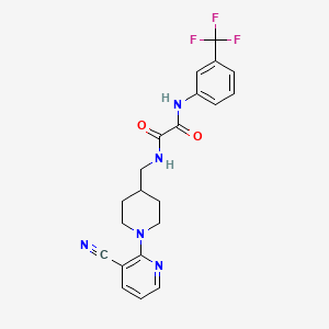 N-{[1-(3-cyanopyridin-2-yl)piperidin-4-yl]methyl}-N'-[3-(trifluoromethyl)phenyl]ethanediamide