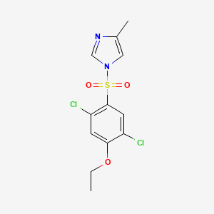 1-(2,5-Dichloro-4-ethoxyphenyl)sulfonyl-4-methylimidazole