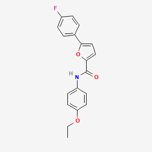 molecular formula C19H16FNO3 B2565340 N-(4-ethoxyphenyl)-5-(4-fluorophenyl)furan-2-carboxamide CAS No. 878983-24-5