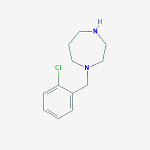 molecular formula C12H17ClN2 B2565376 1-(2-Chlorobenzyl)-1,4-diazepane CAS No. 76141-88-3