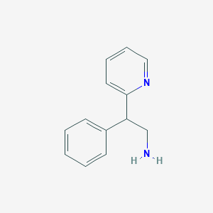 molecular formula C13H14N2 B2565434 2-Phenyl-2-(pyridin-2-yl)ethanamine CAS No. 95898-97-8
