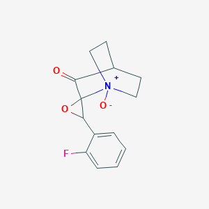 2-[(2-fluorophenyl)(epoxy)methyl]-3-oxo-1-azaniabicyclo[2.2.2]octane N-oxide