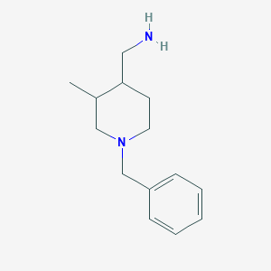 (1-Benzyl-3-methylpiperidin-4-yl)methanamine