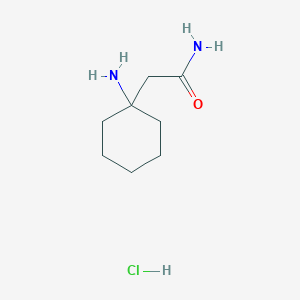2-(1-Aminocyclohexyl)acetamide hydrochloride