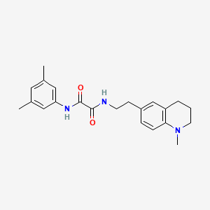N1-(3,5-dimethylphenyl)-N2-(2-(1-methyl-1,2,3,4-tetrahydroquinolin-6-yl)ethyl)oxalamide