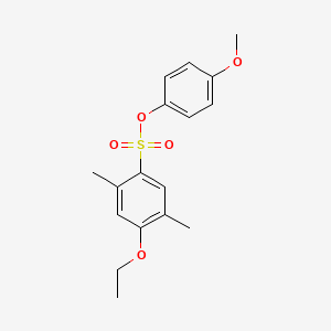 B2565506 4-Methoxyphenyl 4-ethoxy-2,5-dimethylbenzene-1-sulfonate CAS No. 2361895-39-6