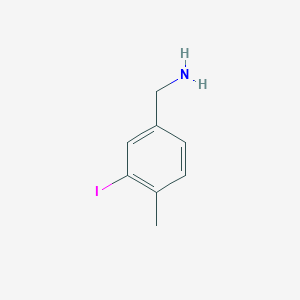 (3-Iodo-4-methylphenyl)methanamine