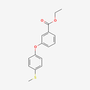 Ethyl 3-[4-(methylsulfanyl)phenoxy]benzenecarboxylate