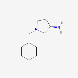 molecular formula C11H22N2 B2565568 (R)-1-(Cyclohexylmethyl)pyrrolidin-3-amine CAS No. 457097-82-4