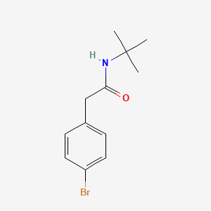 molecular formula C12H16BrNO B2565570 2-(4-bromophenyl)-N-tert-butylacetamide CAS No. 349415-66-3