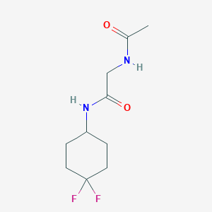 2-acetamido-N-(4,4-difluorocyclohexyl)acetamide