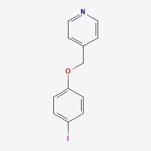 molecular formula C12H10INO B2565652 4-(4-Iodophenoxymethyl)pyridine CAS No. 944278-91-5