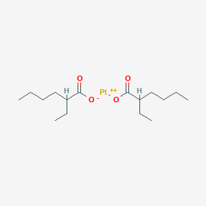 molecular formula C16H30O4Pt B025657 Platinum(2+) bis(2-ethylhexanoate) CAS No. 104285-85-0
