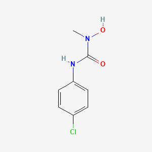 molecular formula C8H9ClN2O2 B2565755 1-(4-chlorophenyl)-3-hydroxy-3-methylurea CAS No. 26816-99-9