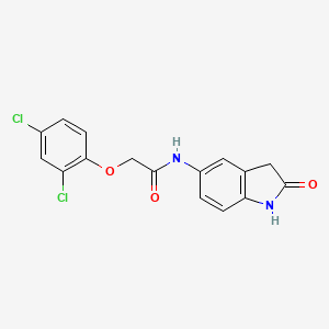 2-(2,4-dichlorophenoxy)-N-(2-oxoindolin-5-yl)acetamide